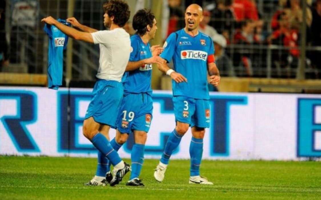 ♤필독♤ 08/09 올림피크 리옹 어웨이 XL 상품이미지4