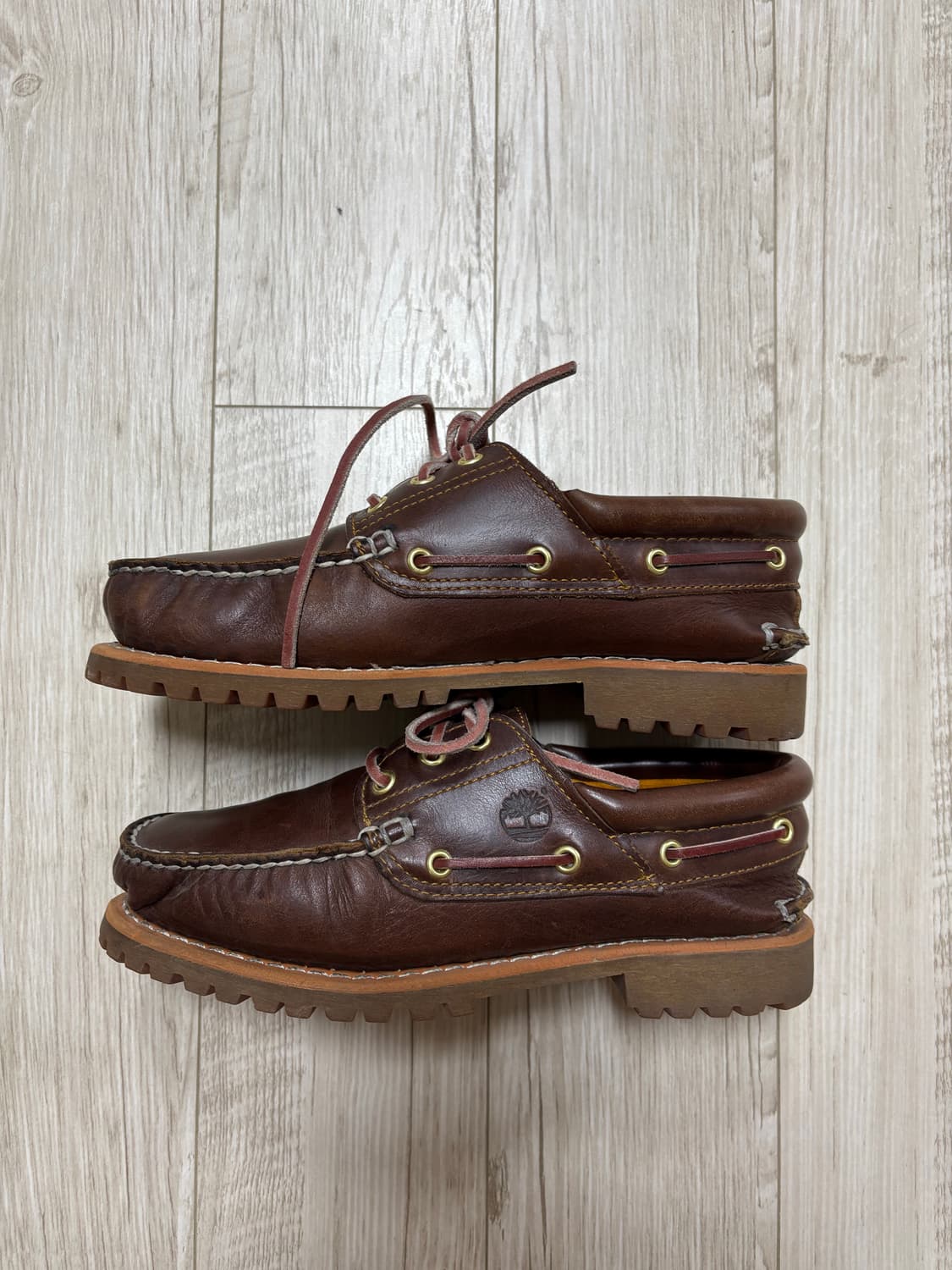 팀버랜드 3아이 보트슈즈 브라운 260 상품이미지2