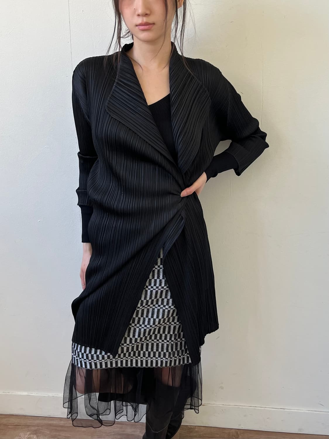 PLEATS PLEASE 플리츠 롱 가디건 상품이미지3