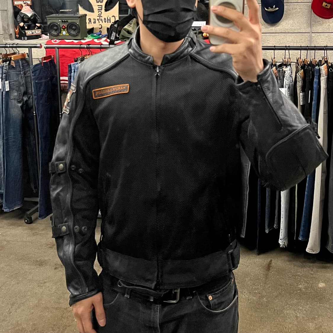 할리데이비슨 2in1 가죽 라이더 자켓 (100-105) 상품이미지10