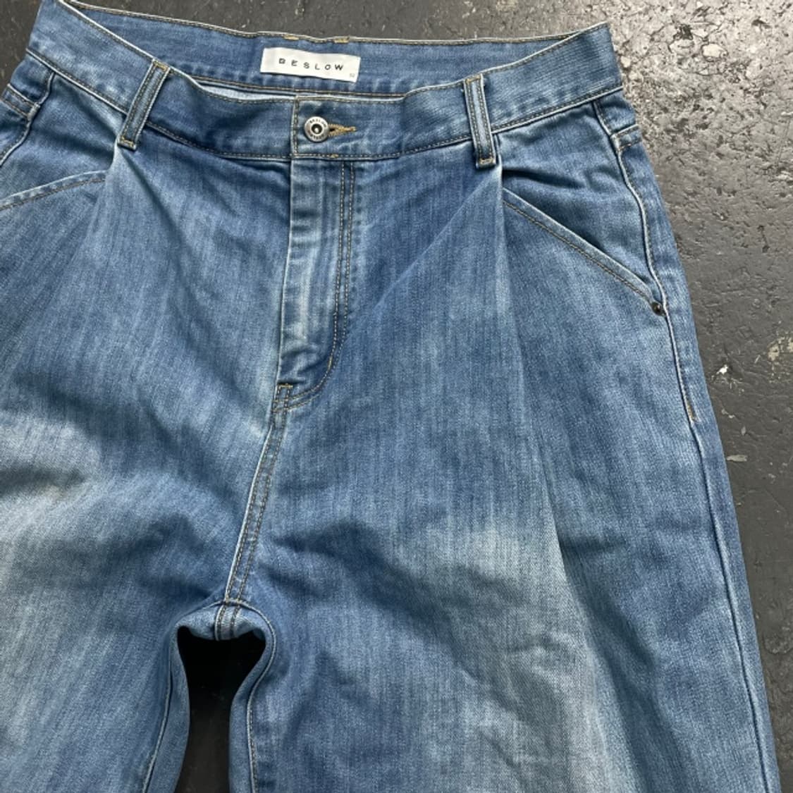 32 비슬로우 원턱 와이드 팬츠 상품이미지2