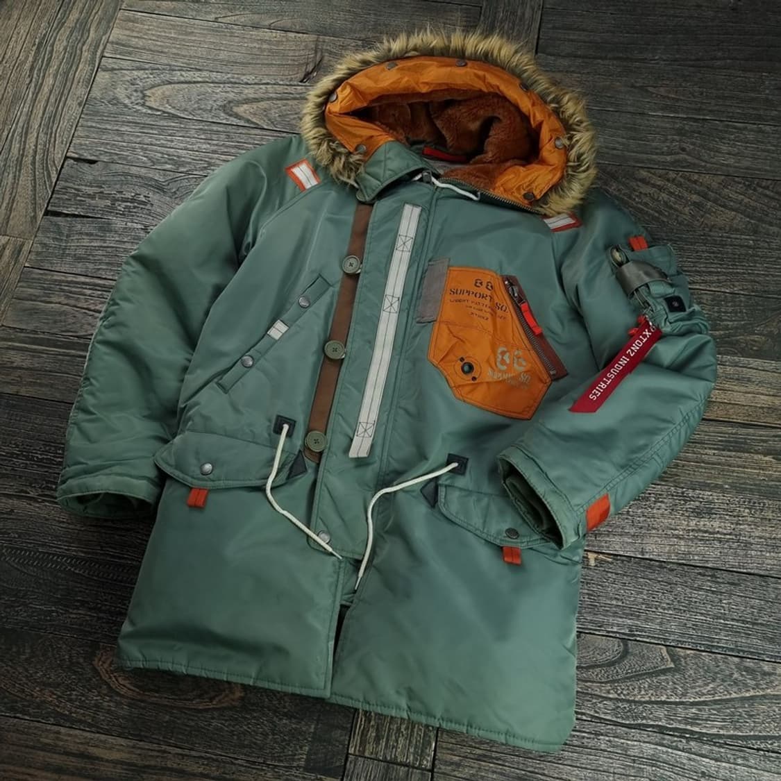 [엑스톤즈] N3B 밀리터리 파일럿 파카 패딩 M18533 상품이미지1