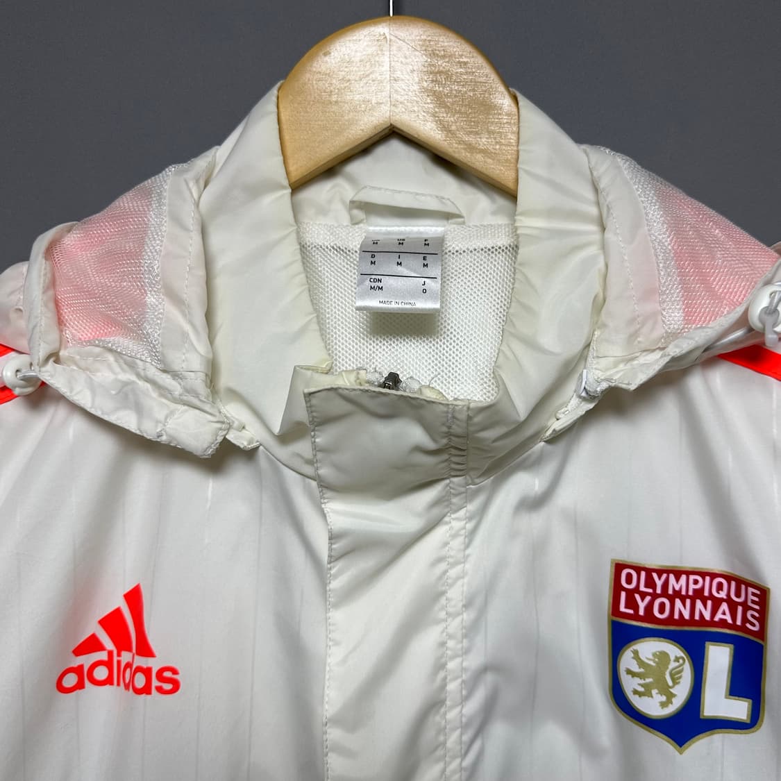[L]아디다스 올림피크 리옹 바람막이 상품이미지4