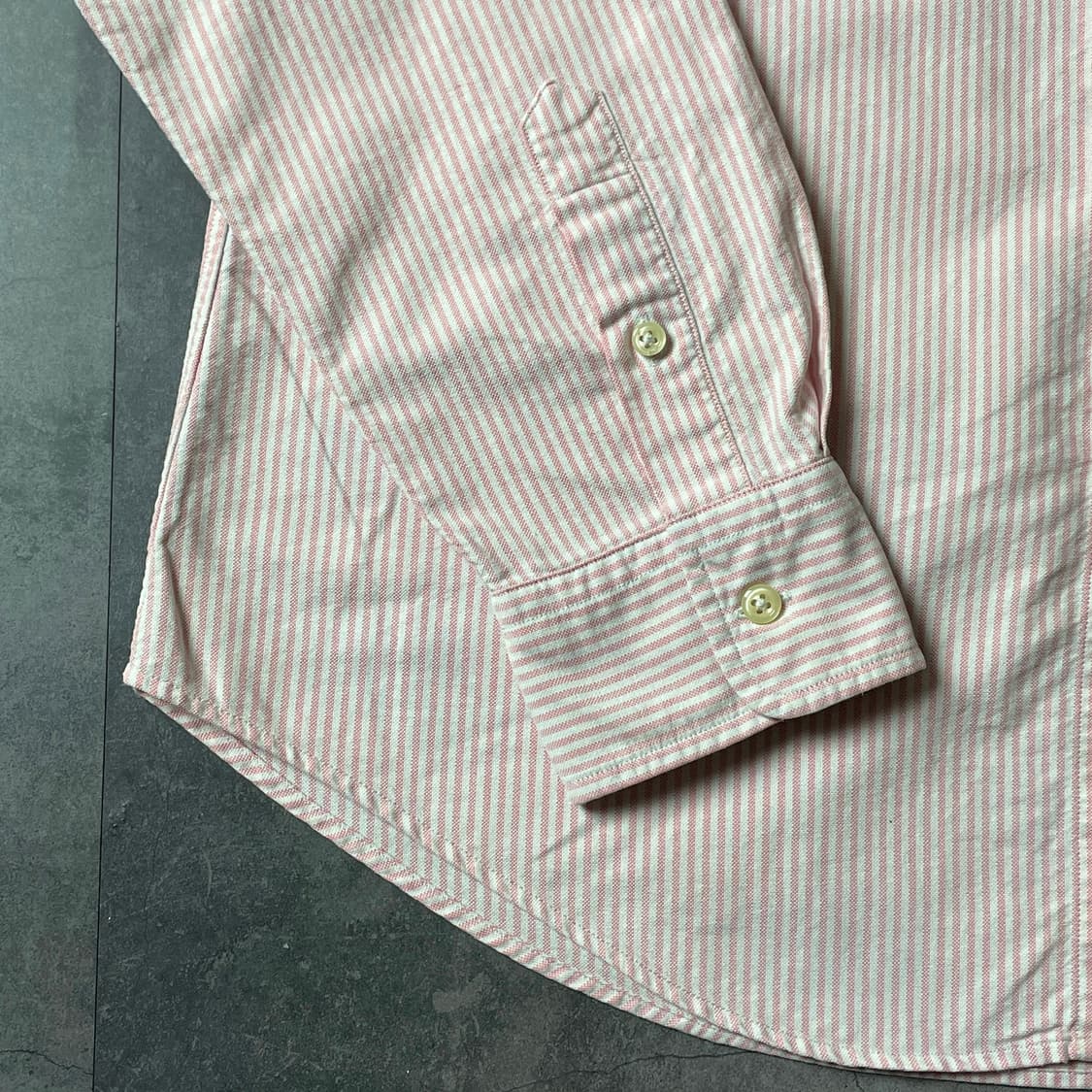 RALPH LAUREN 랄프로렌 빈티지 핑크 스트라이프 코튼셔츠 상품이미지4