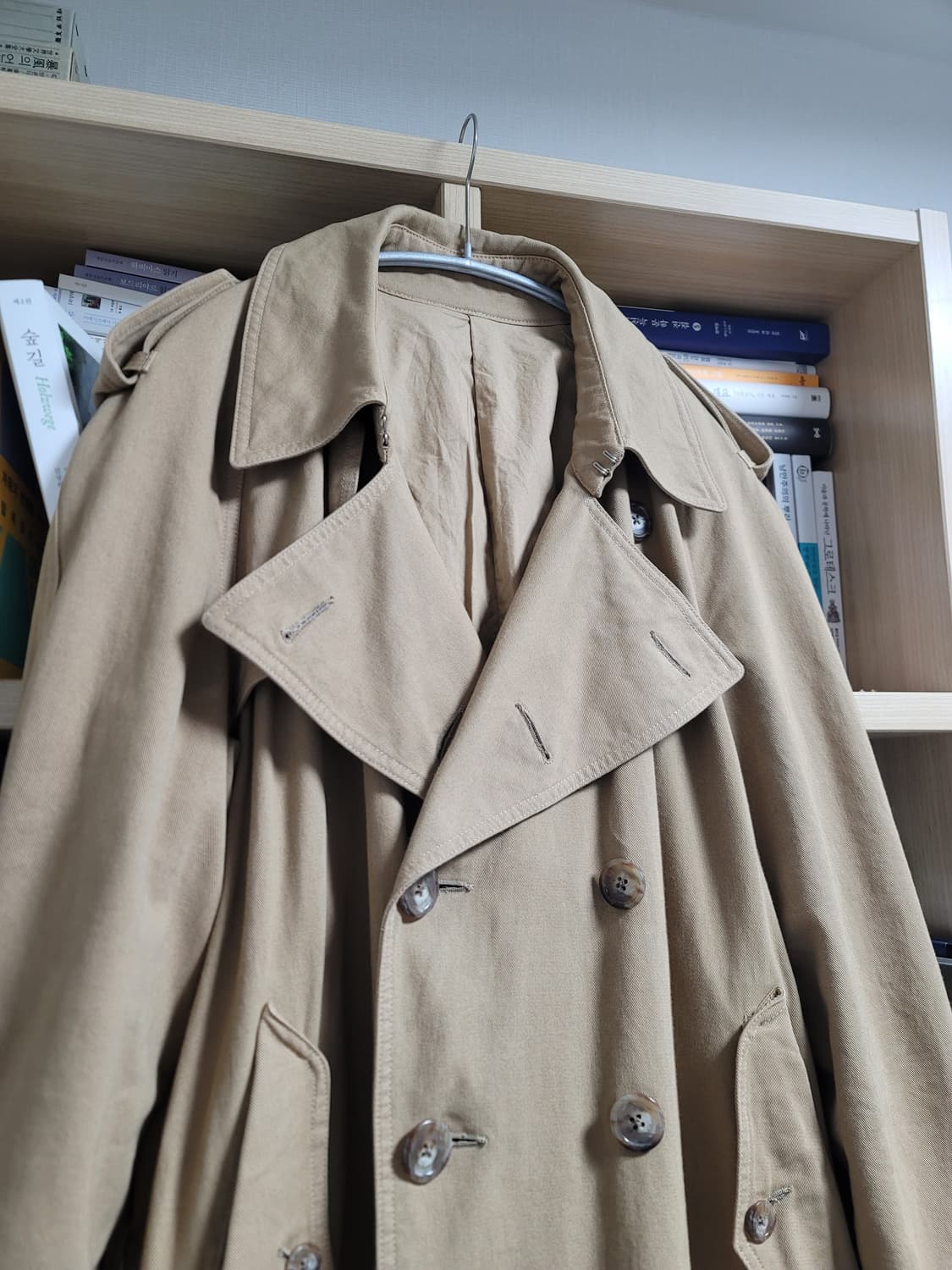 [착샷] Copano86 코파노86 클래식 트렌치 코트 베이지 상품이미지3
