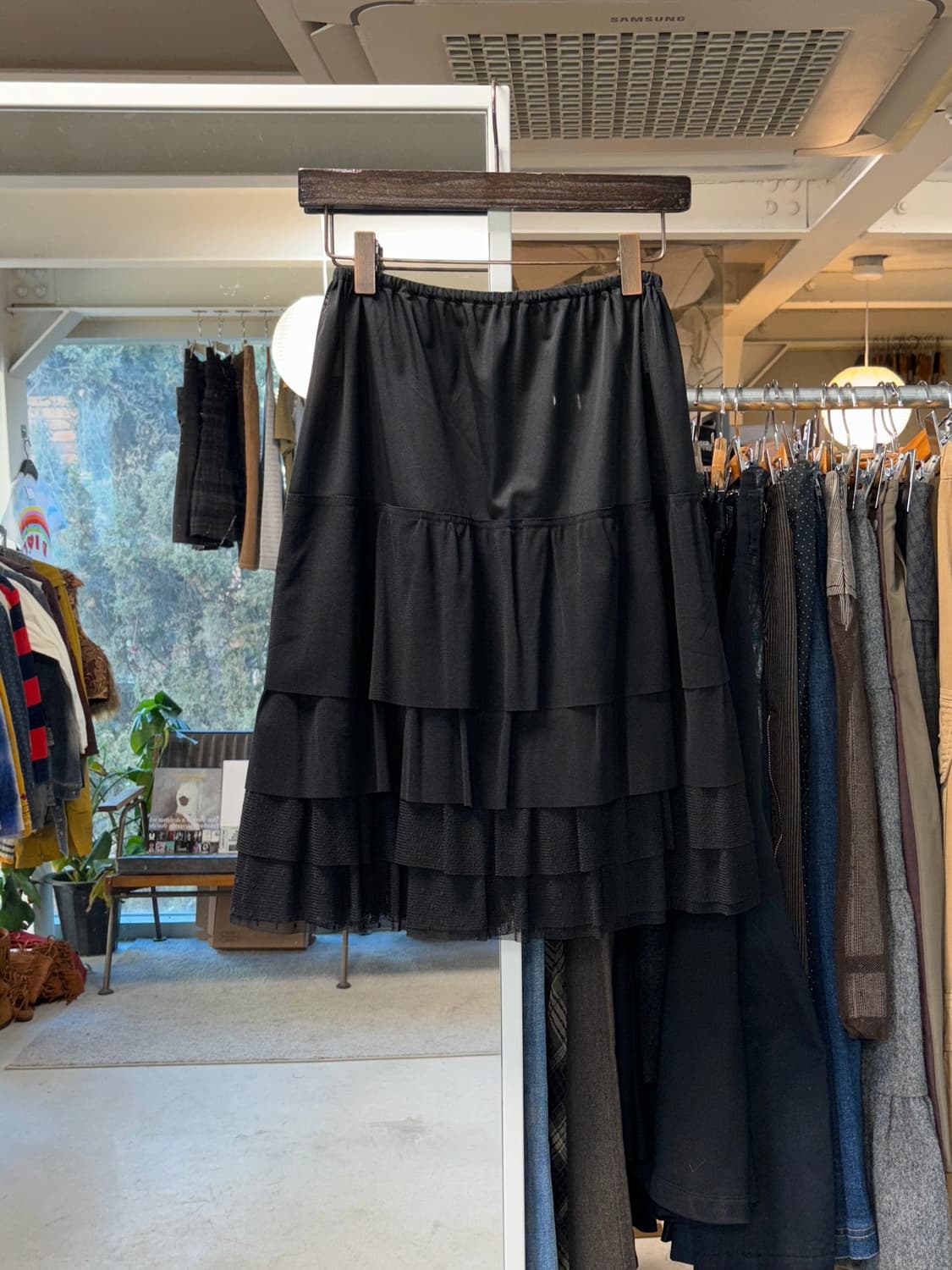 히로코 비스 에센셜 레이어드 프릴 스커트 상품이미지2