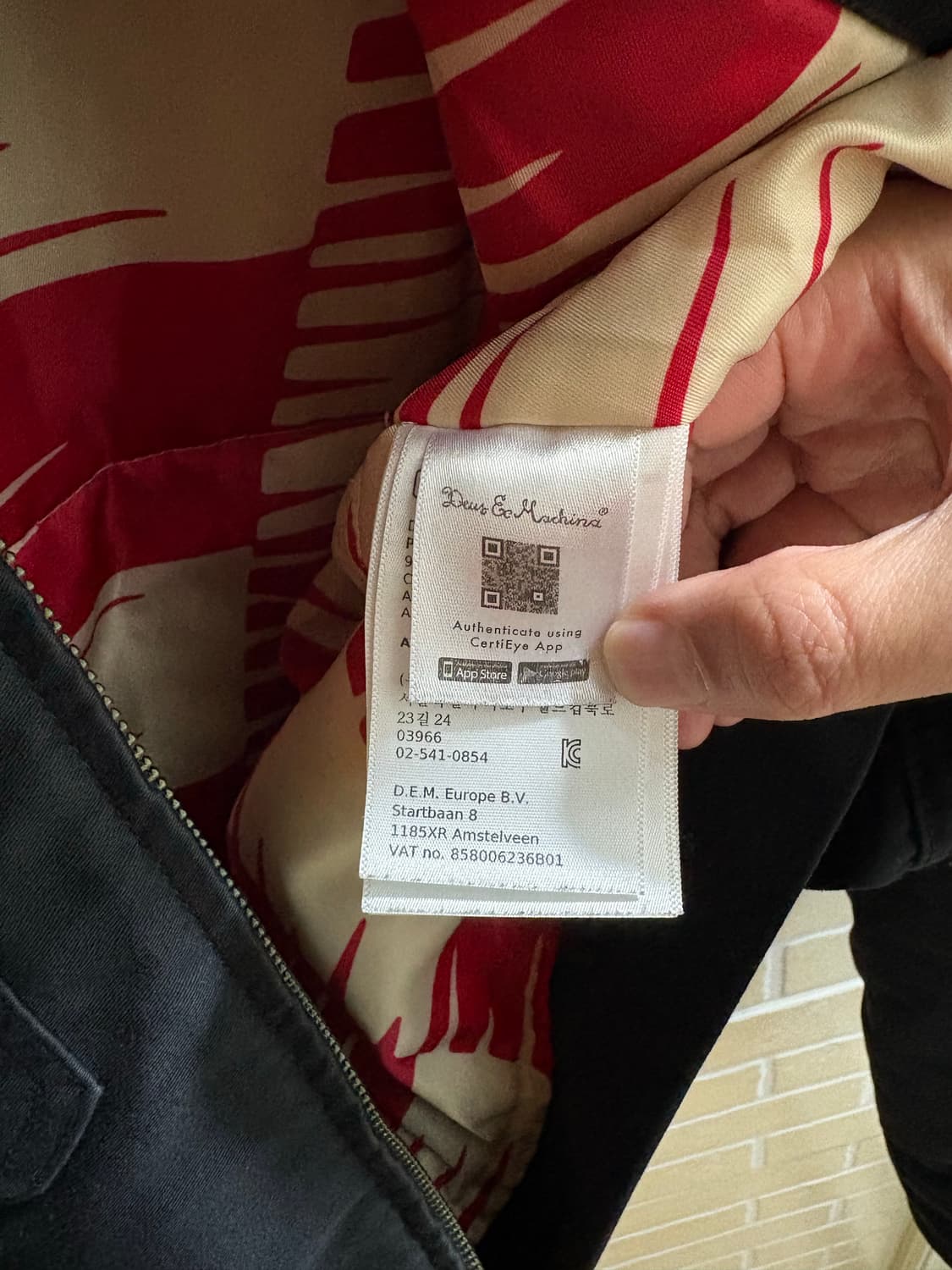 데우스엑스마키나 트러커 점퍼 네이비 L사이즈 상품이미지5