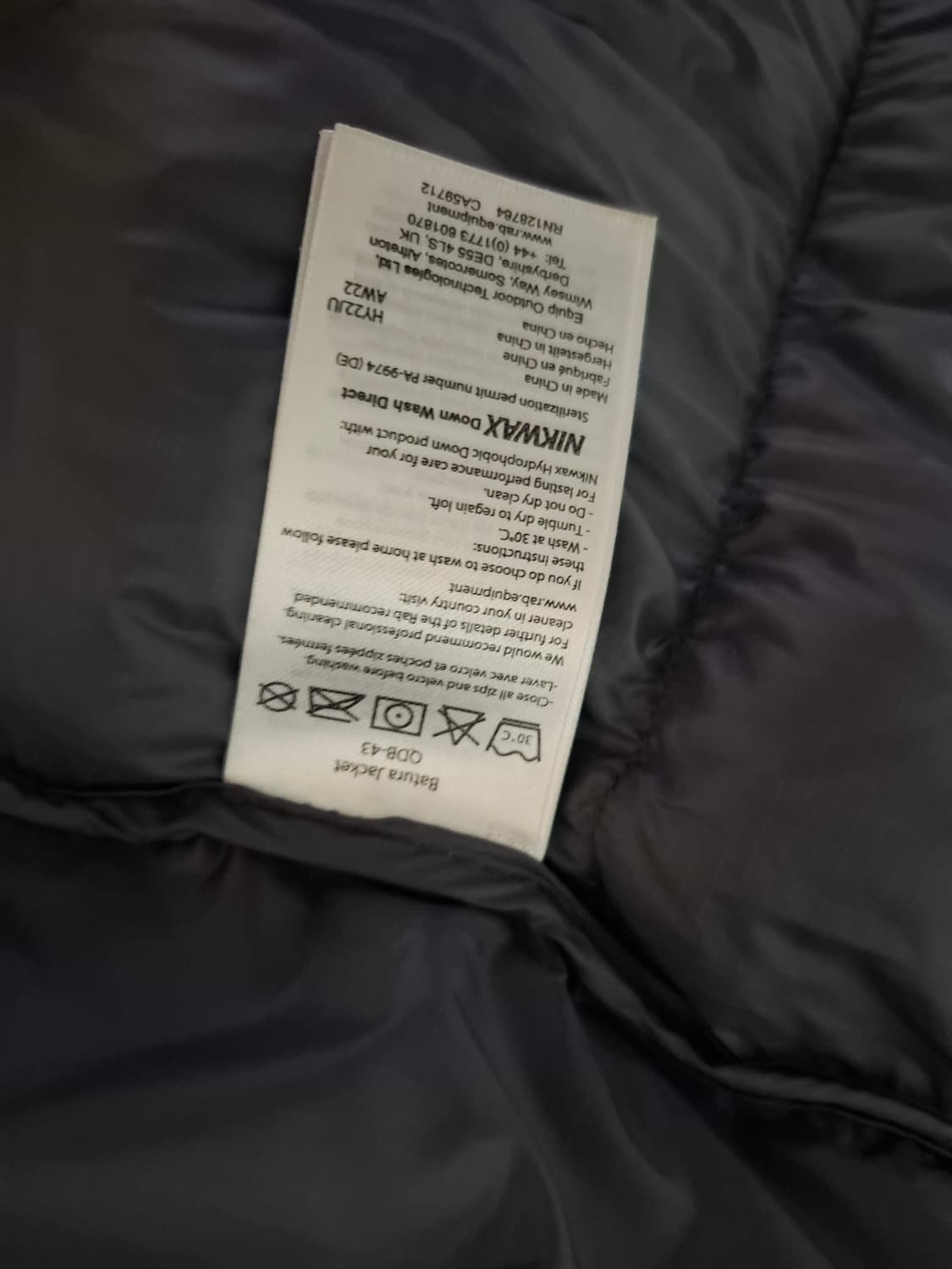 Rab 바투라 자켓 Black (L) 상품이미지6