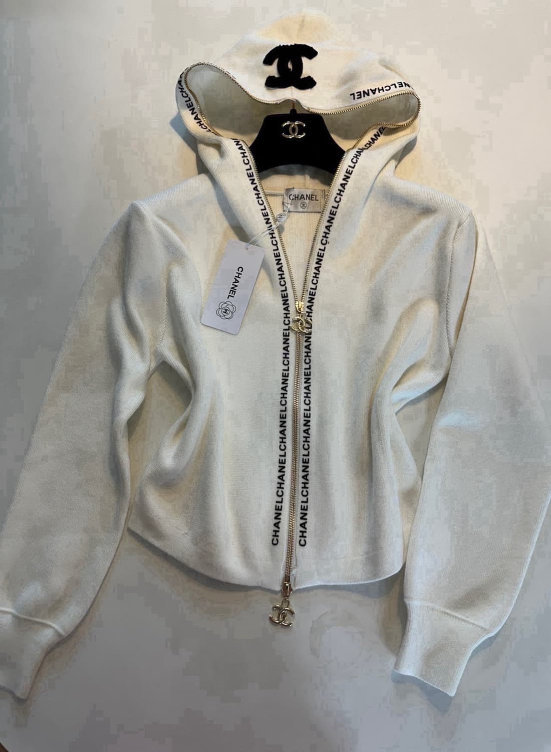 (새상품)샤넬니트집업 상품이미지9