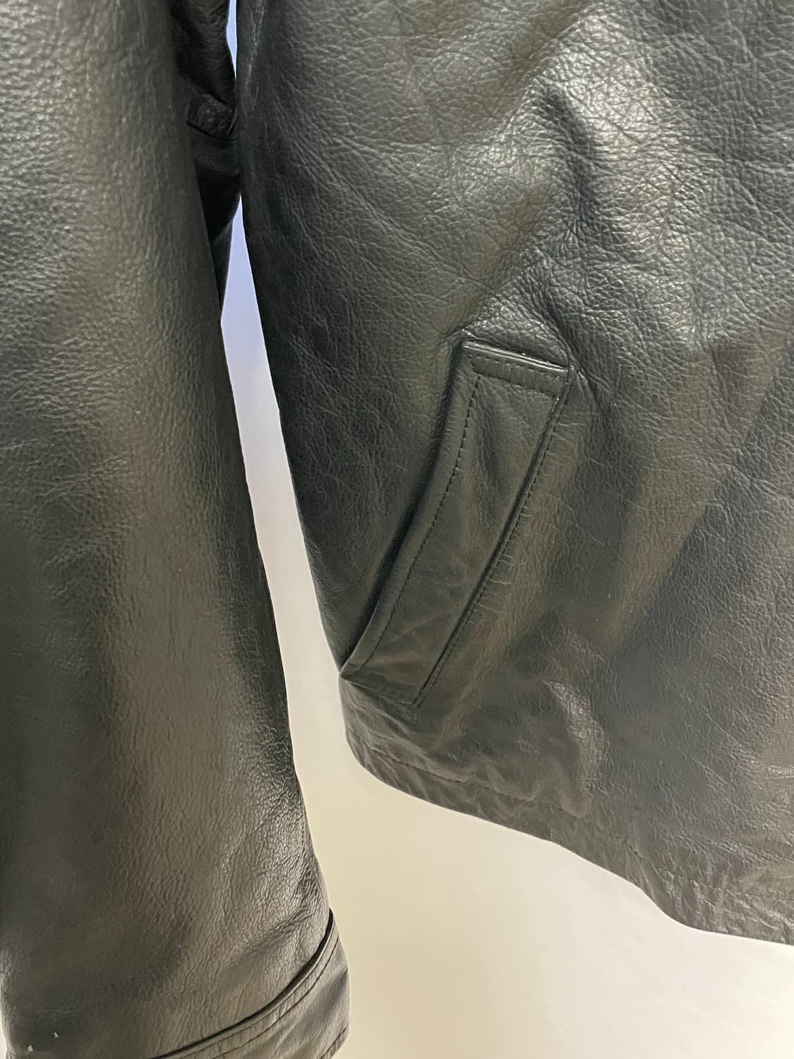 [D.O Archives] 90s 올드갭 레더 싱글 라이더자켓 블랙(M) 상품이미지3