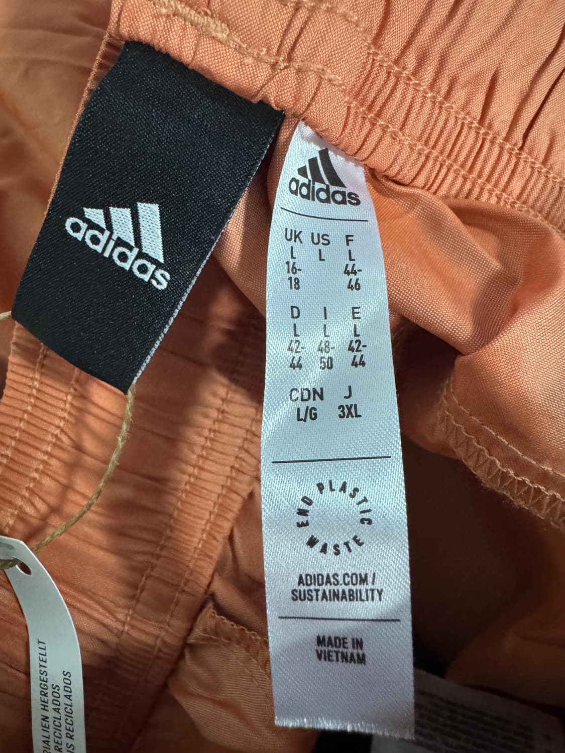 희귀!! 아디다스 해외판 삼선 트레이닝 트랙팬츠 오렌지 상품이미지4