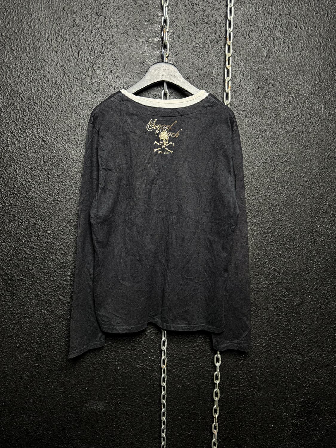 Leopard Cross Henley Layered Long Sleeve 상품이미지6