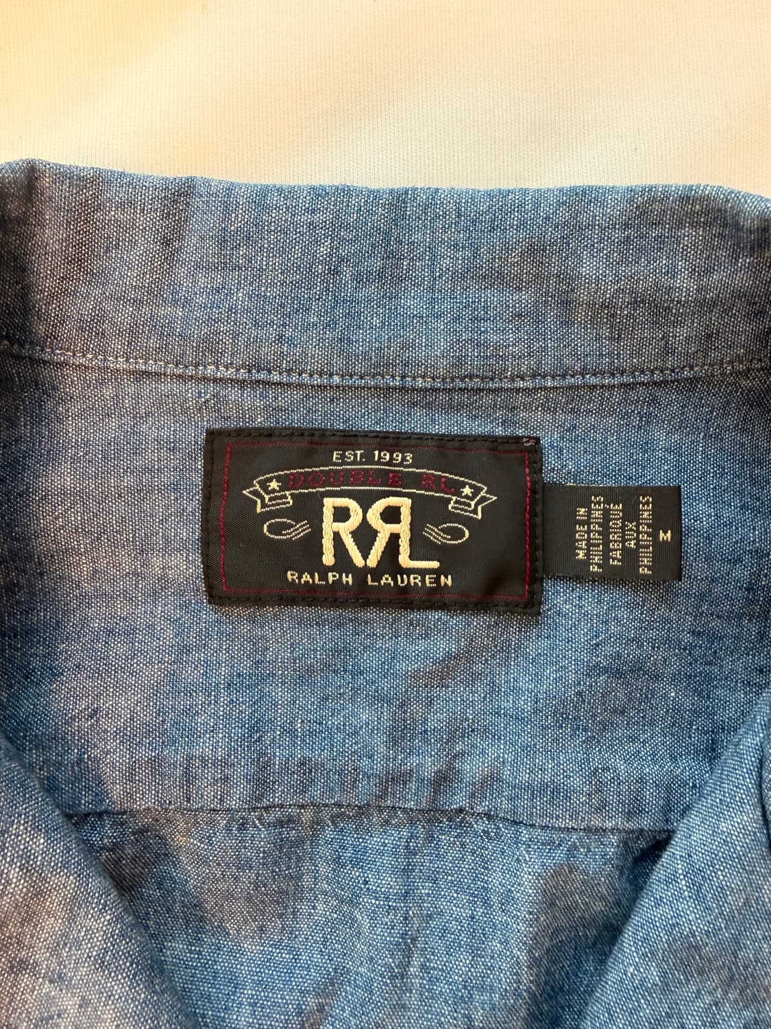 rrl 인디고 샴브레이 셔츠 상품이미지2