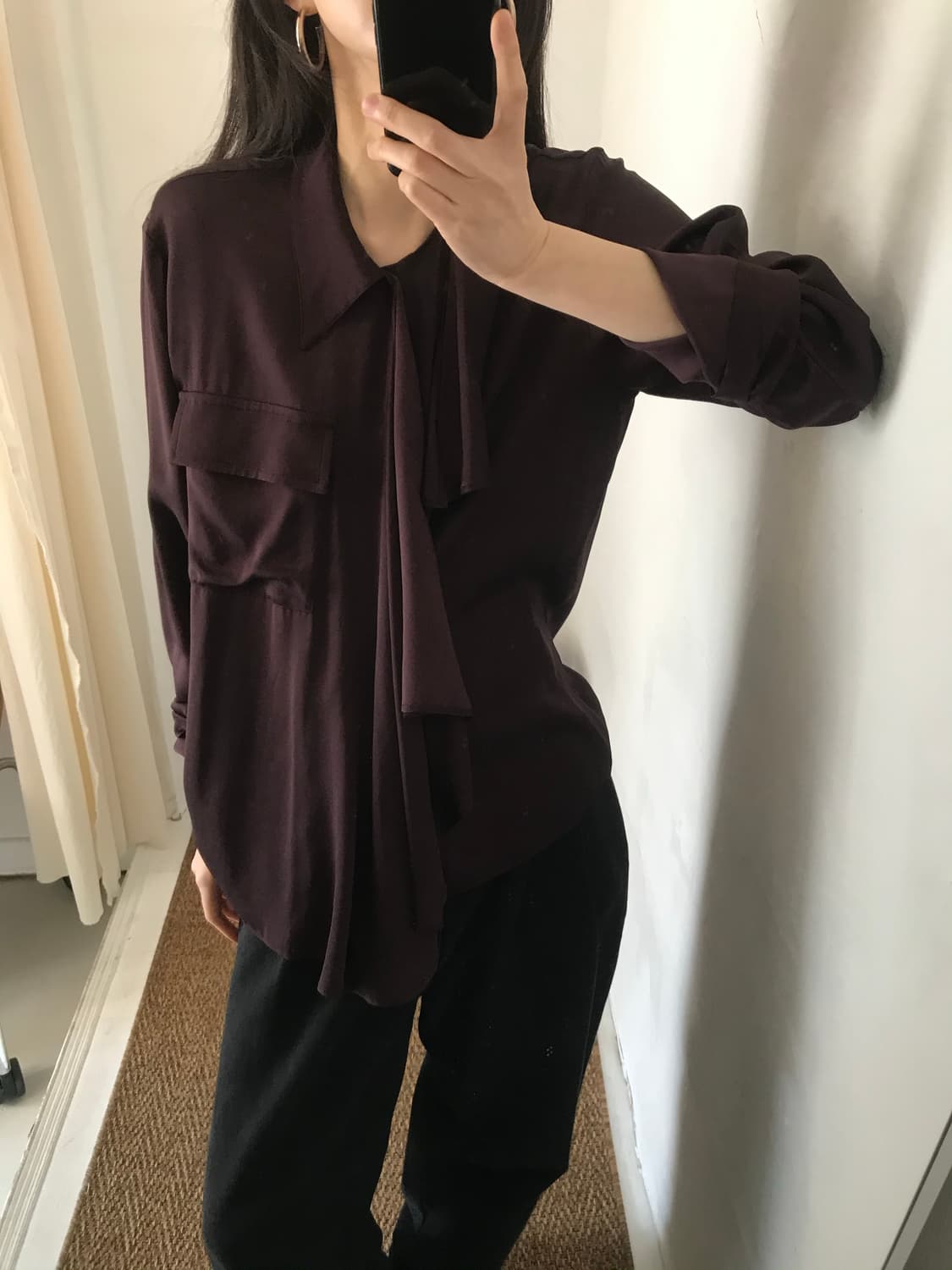 wrap blouse 상품이미지3