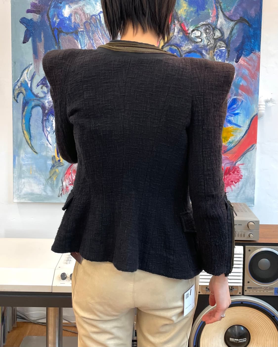 [34] 발망 2010 크리스토프 데카르넹 트위드 자켓 상품이미지4