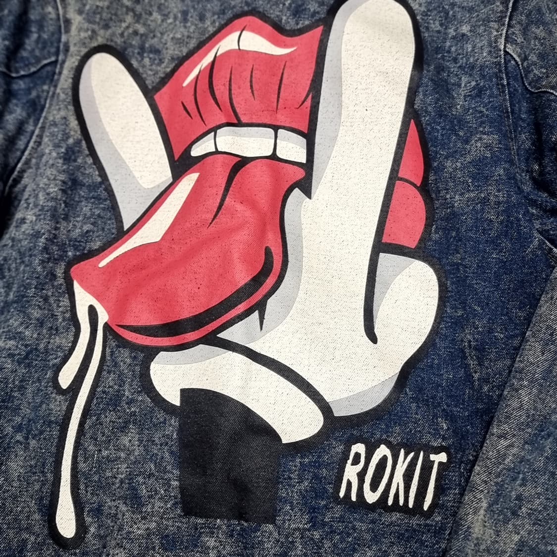 빈티지Athletic's 데님 자켓 표범 안감(100-105) 상품이미지7