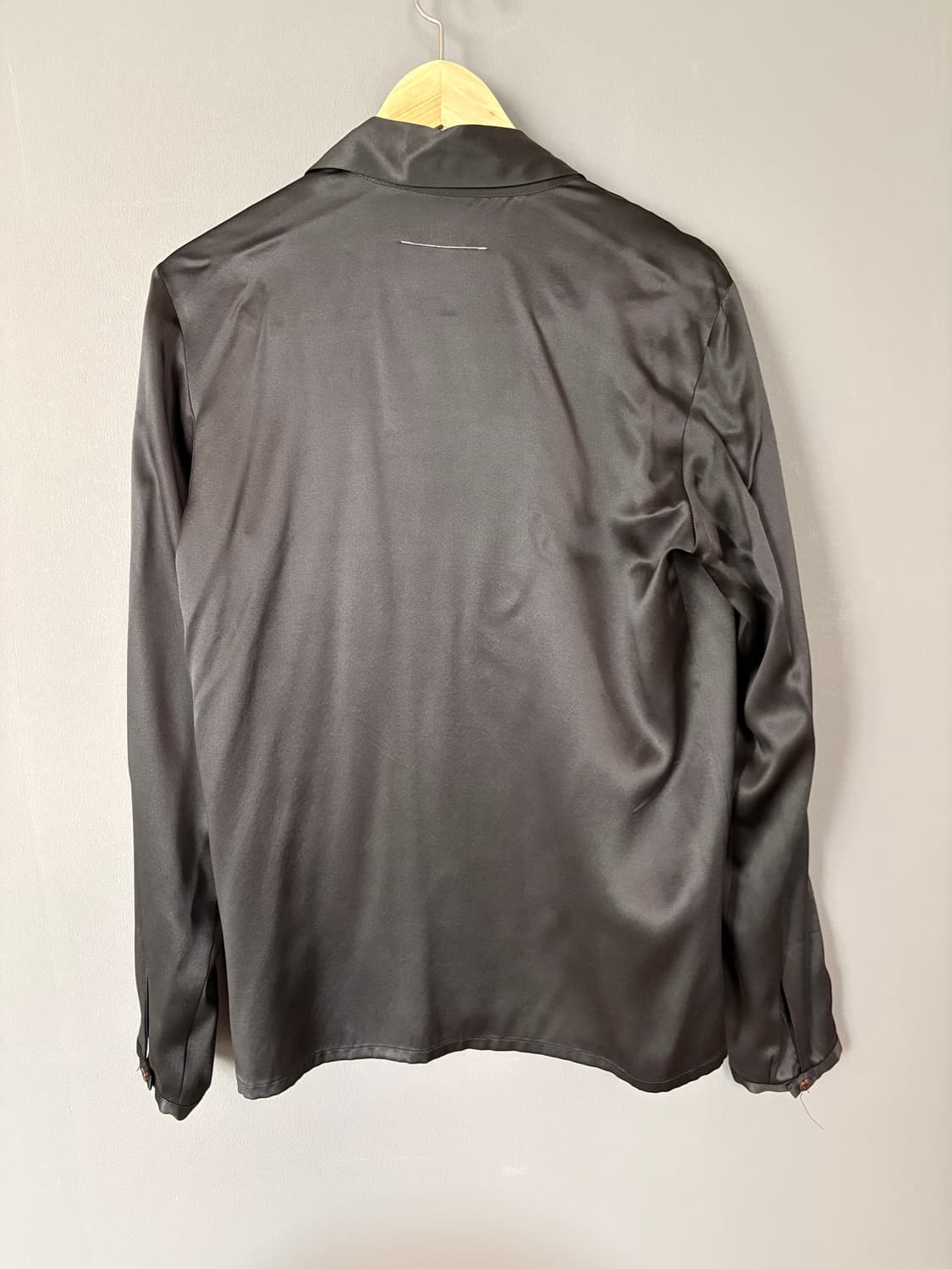 MM6 블랙 사틴 블라우스 상품이미지5