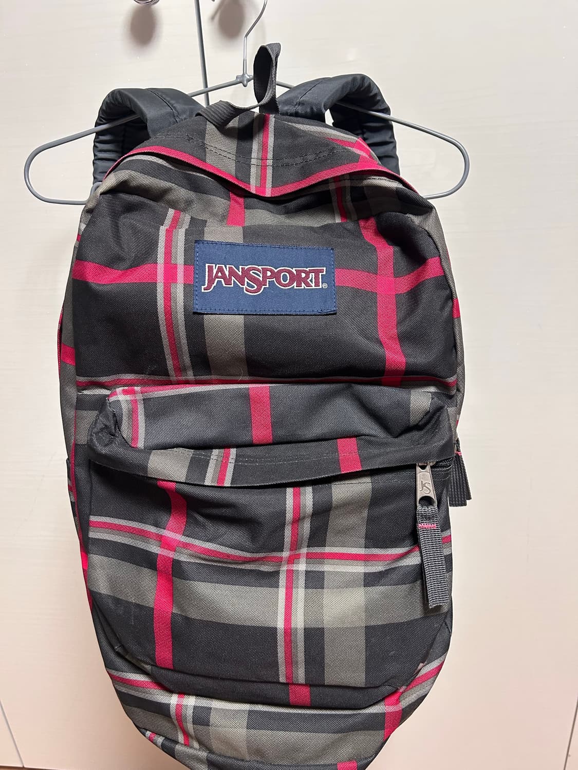잔스포츠 체크 백팩 상품이미지1