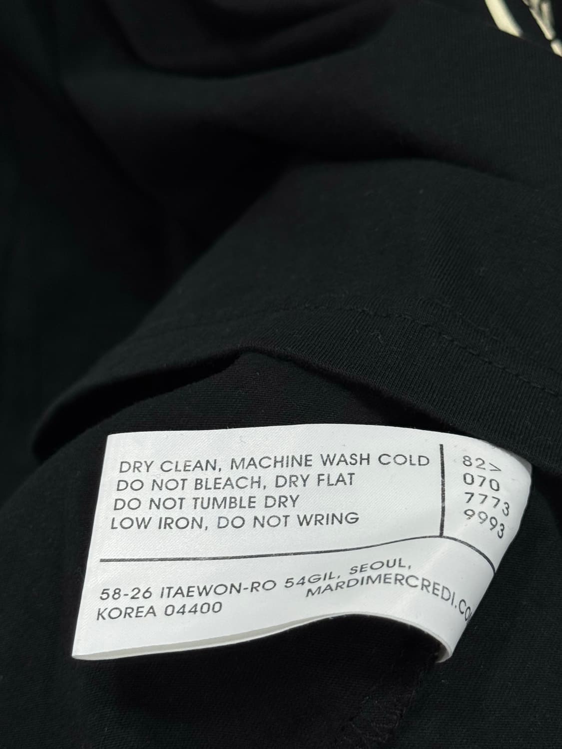 마르디 메크르디 플라워 반팔 블랙 상품이미지5