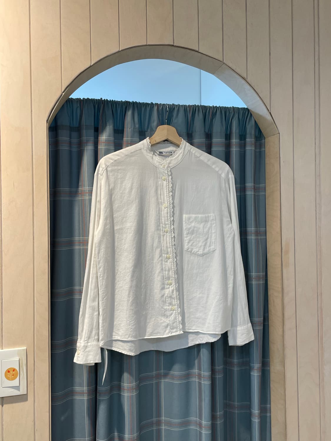 자라 레이스디테일 셔츠 상품이미지4