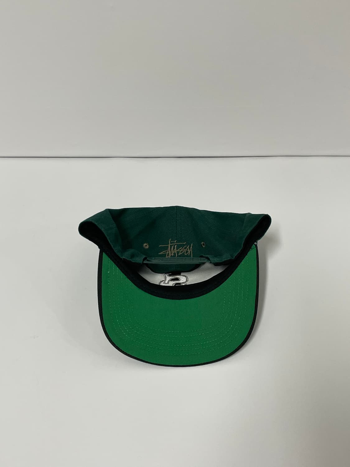90s Stussy S logo two-tone cap  상품이미지3
