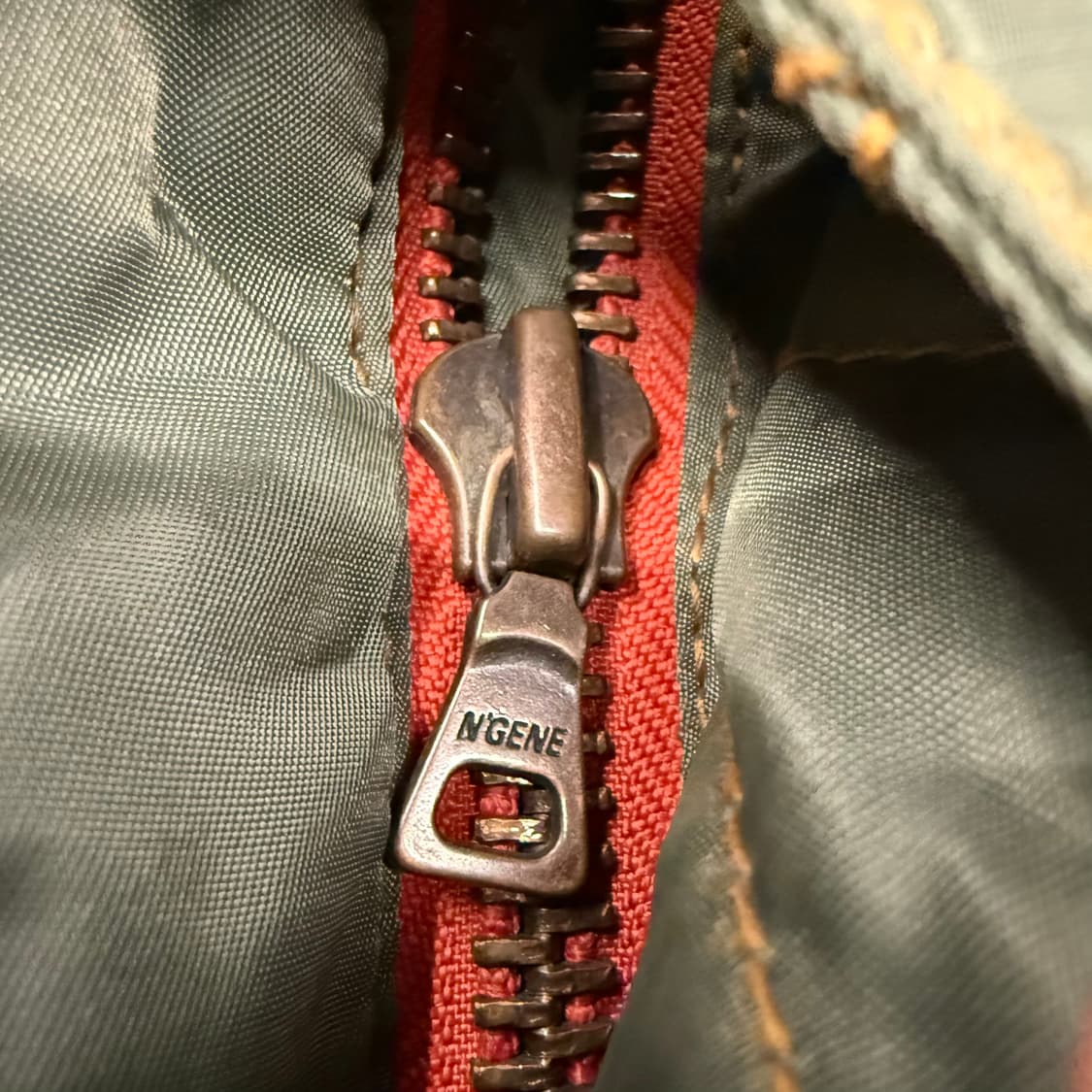 [정품/105] N'GENE 멀티 포켓 N-2B 플라 이트 자켓 c1 상품이미지7