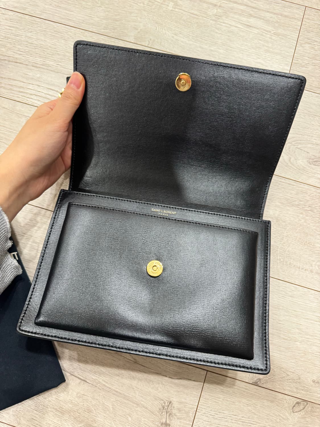 생로랑 선셋백 금장 미듐(보증서 더스트백포함) 상품이미지2