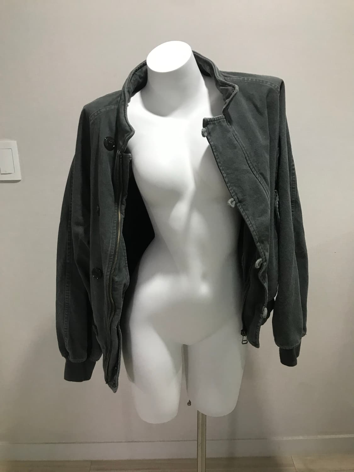 파르티멘토 vtg washed N2B 자켓 카키 상품이미지4