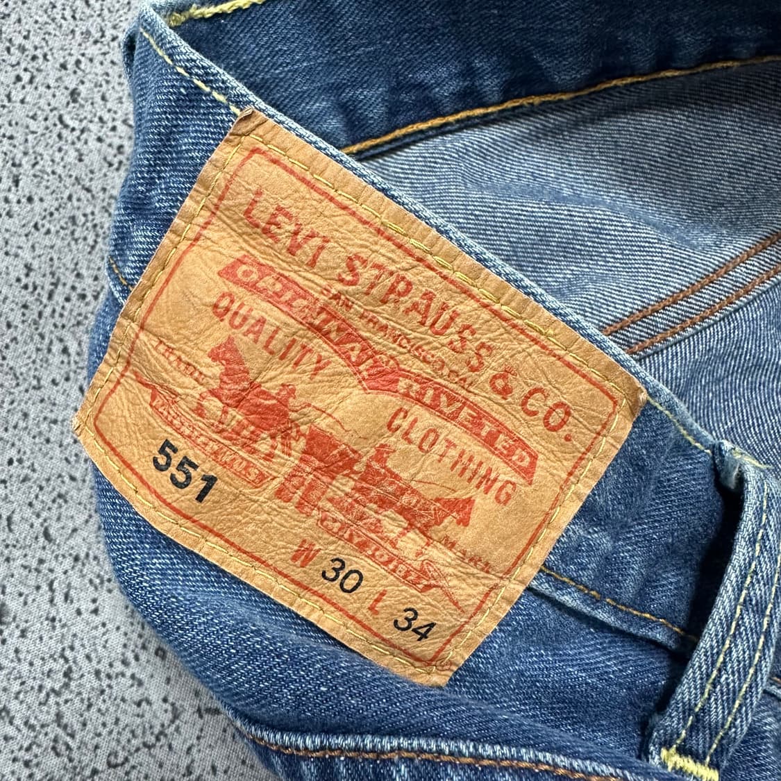 ✨ (바배) 리바이스 551 데님 팬츠 상품이미지3