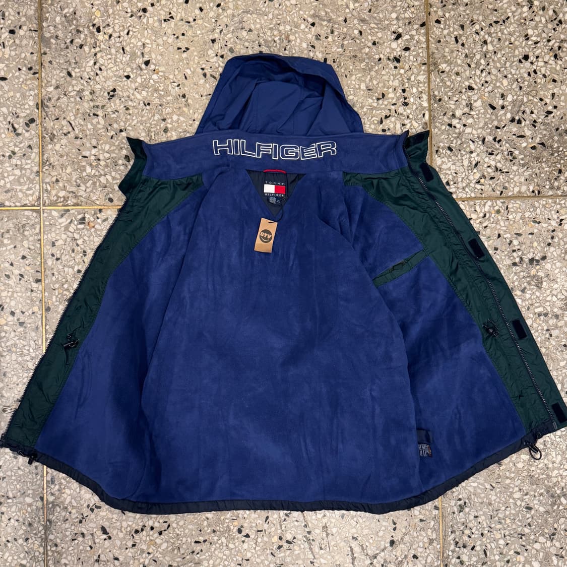 TOMMY HILFIGER 타미힐피거 바람막이 후드 롱 점퍼
 상품이미지7