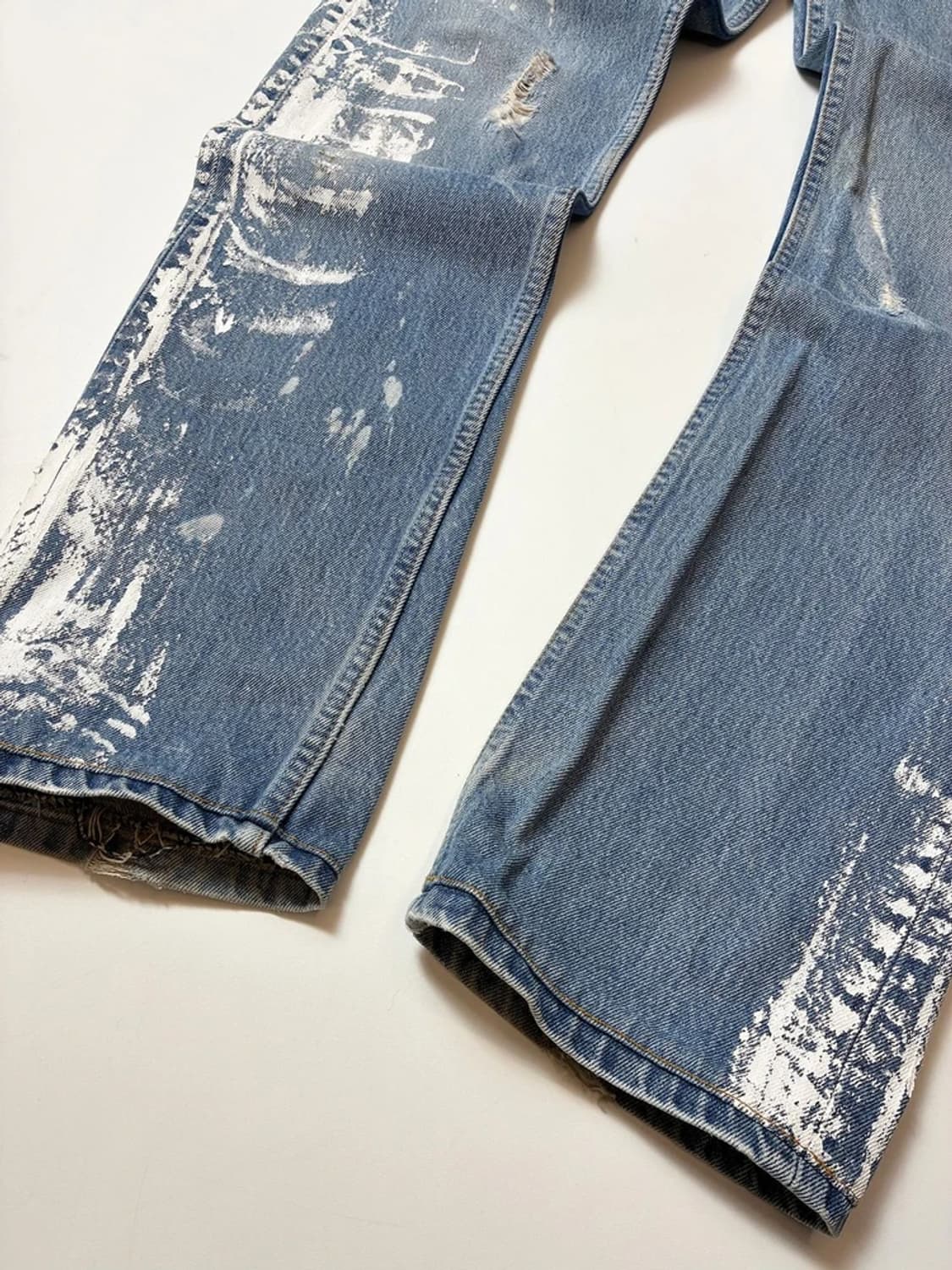 리바이스 501 USA 90's 페인팅 데님 팬츠 PN8526 상품이미지4
