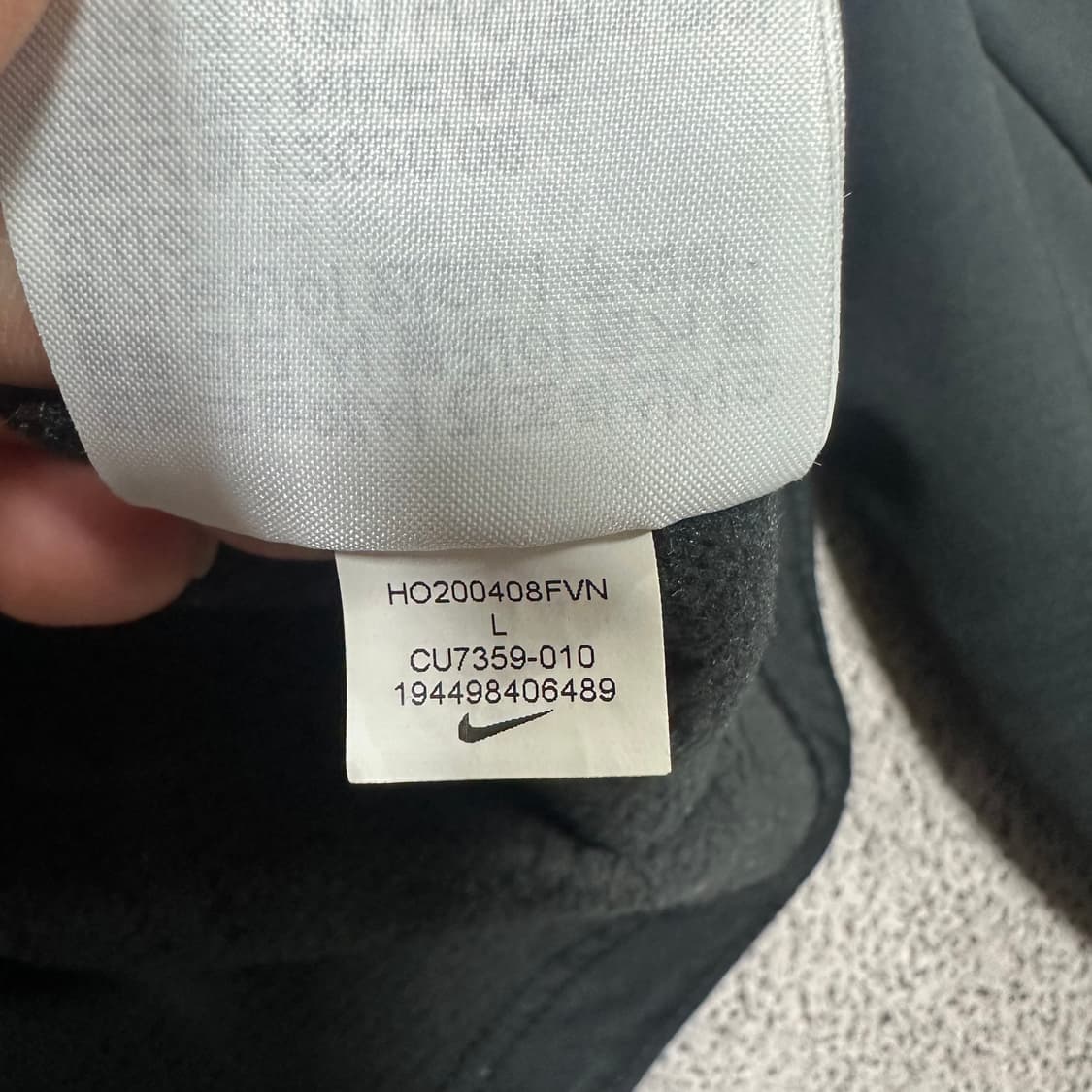 ✨ (바배) 나이키 프로 올블랙 트랙탑 플리스 후드 집업  상품이미지6