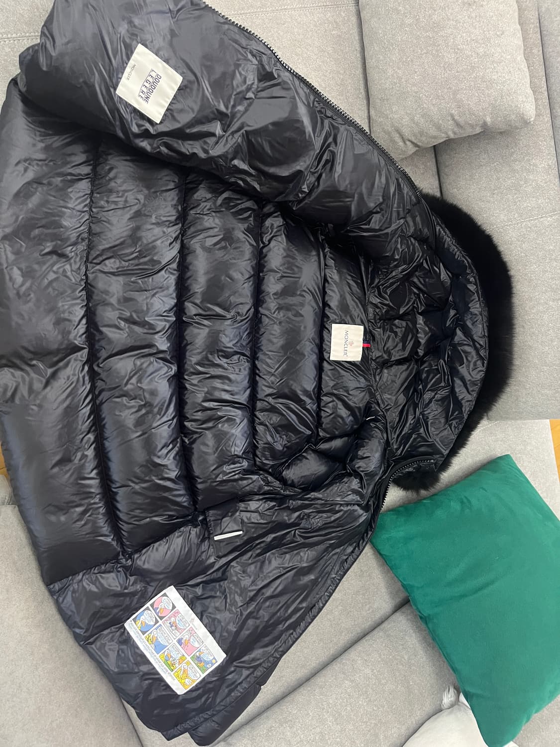 몽클레어 리얼퍼 패딩 상품이미지3