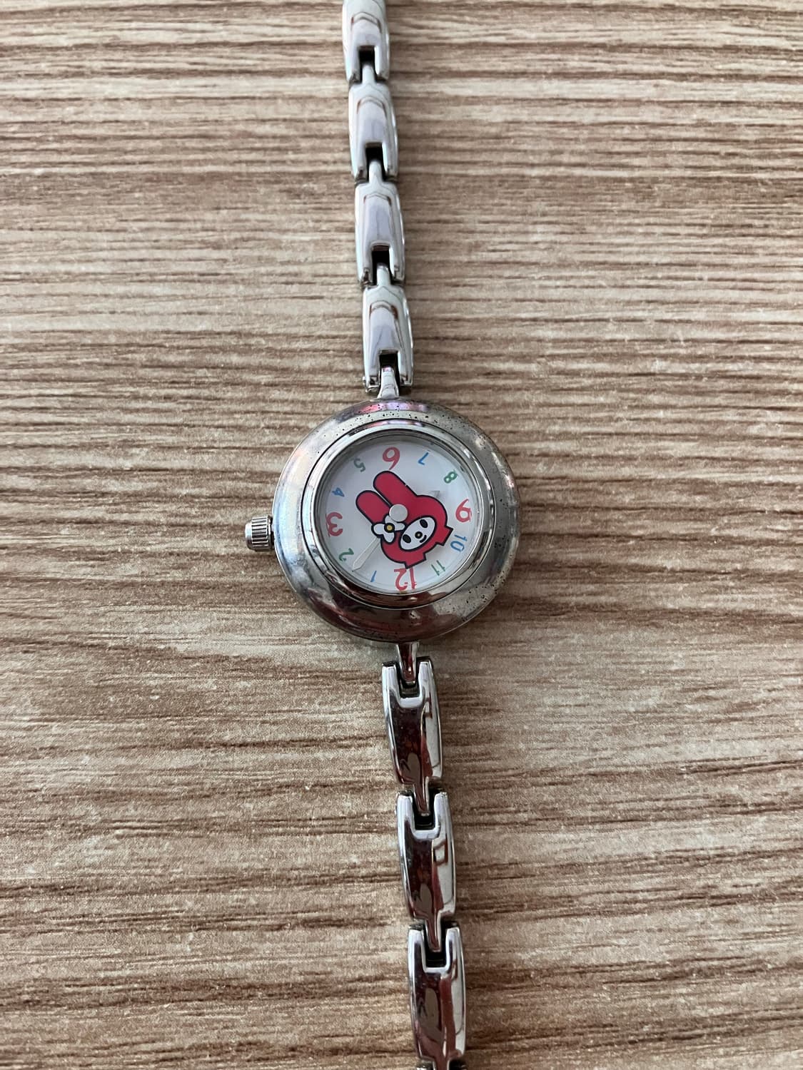 고전 레드 마이멜로디 메탈 손목시계 상품이미지2