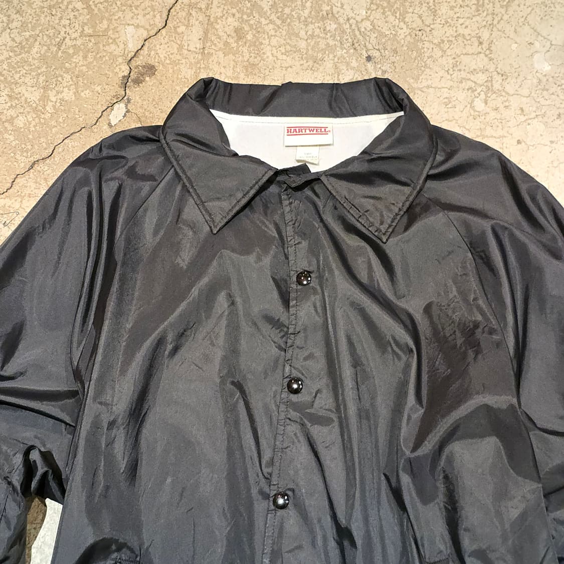 80s HARTWELL 블랙 코치자켓 MADE IN U.S.A. 상품이미지2
