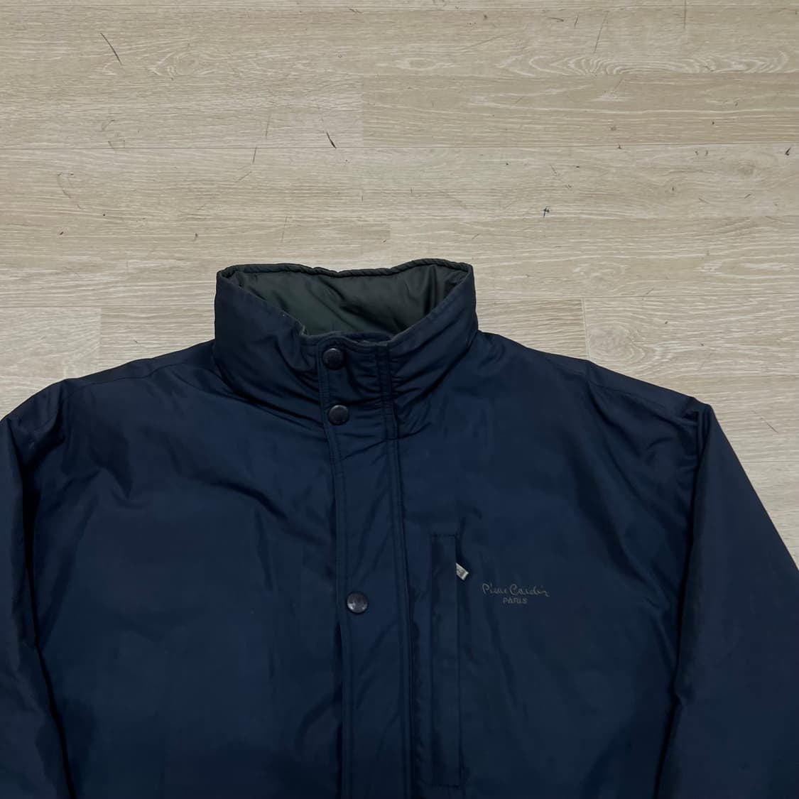 피에르 가르뎅 겨울용 하이넥 바람막이 점퍼 [네이비] M/95 상품이미지2
