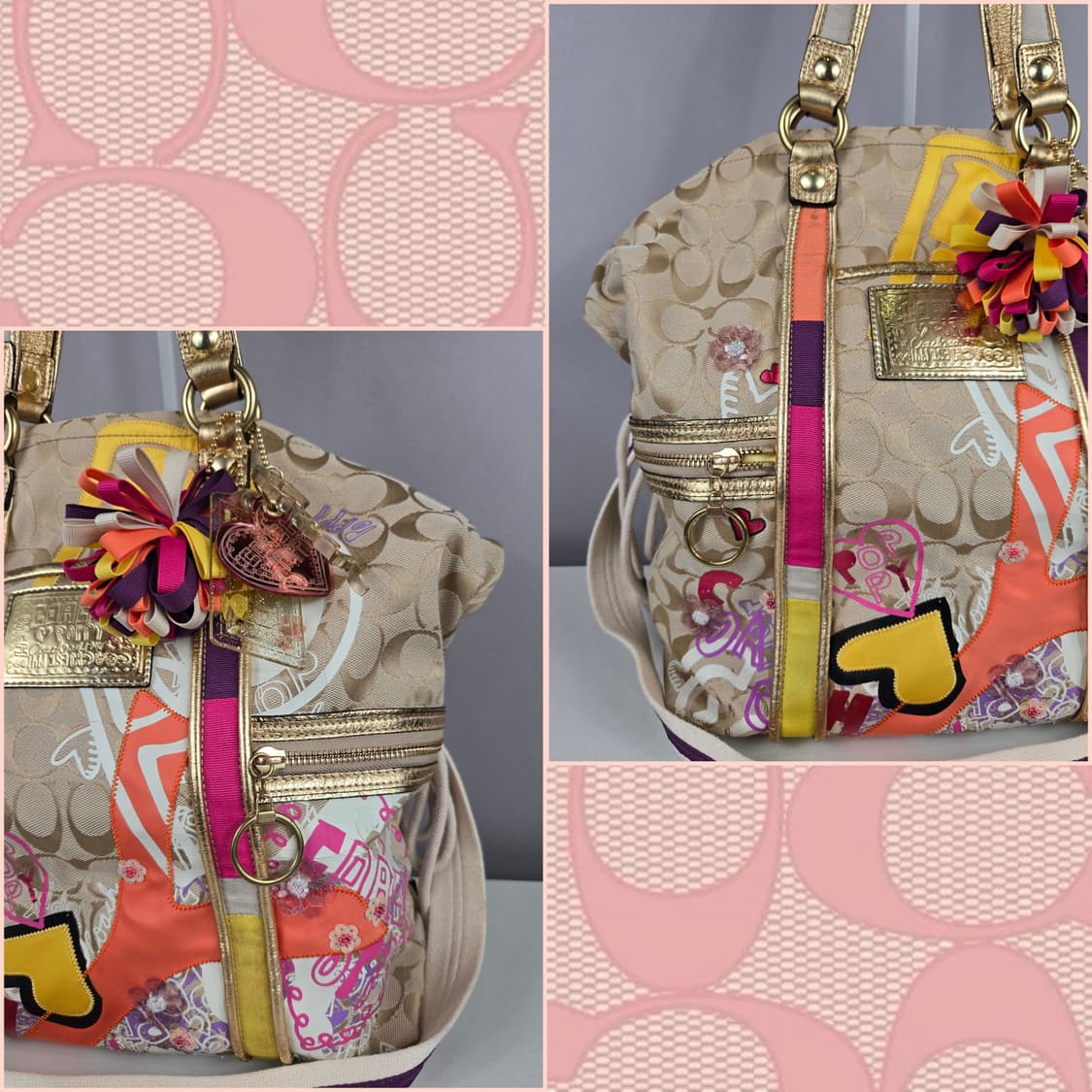 COACH 코치 Poppy bag 파피 퍼피 한정판 가방 백 정품 상품이미지2