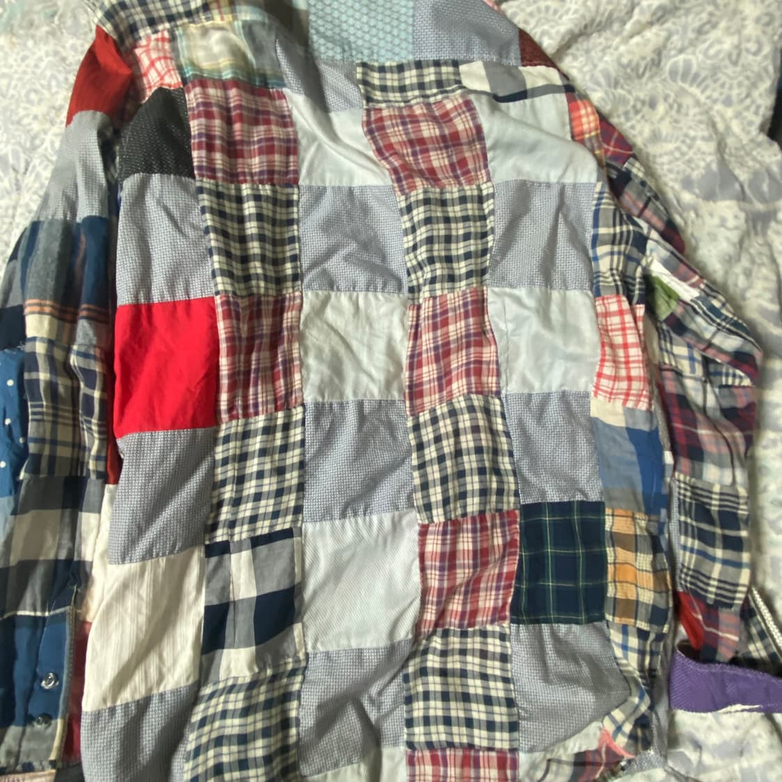 패치워크 셔츠  상품이미지6