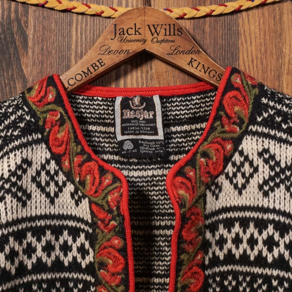 노르웨이 빈티지 핸드메이드 가디건 상품이미지3