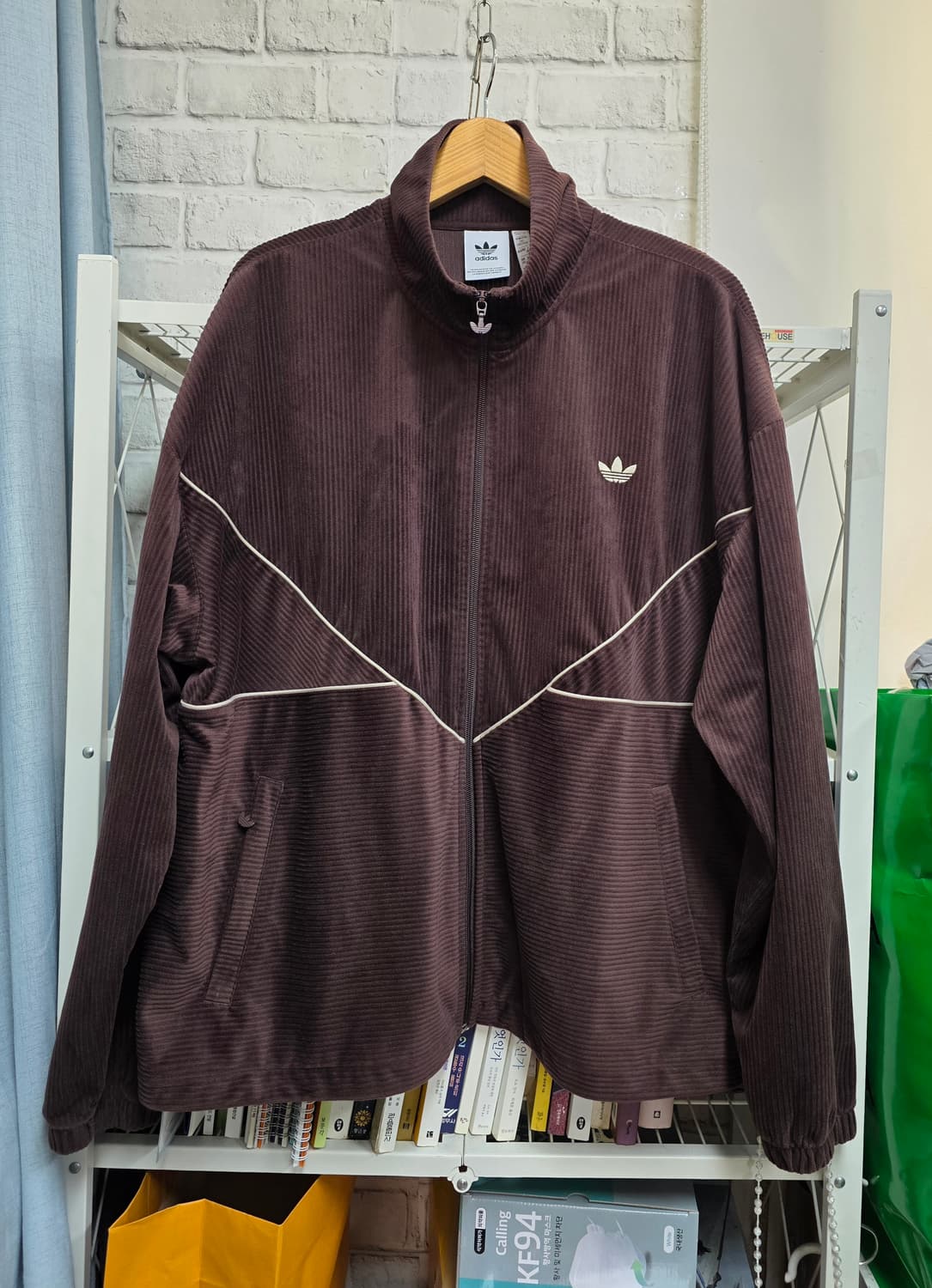 아디다스 코듀로이 벨벳 남성자켓 110 시즈널 트랙탑  MM27 상품이미지1