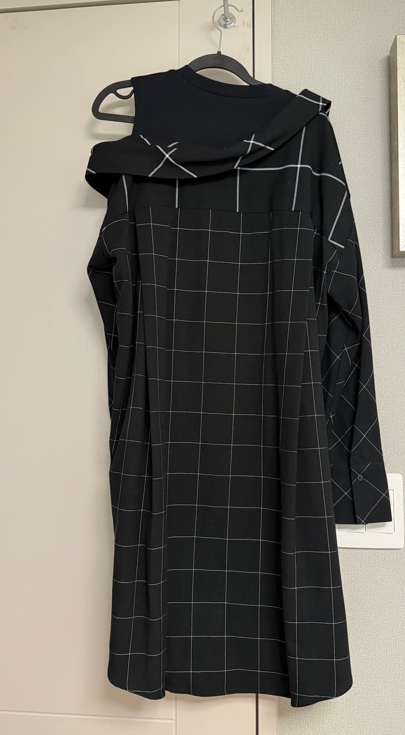 Maje 마쥬 체크 오프숄더 원피스 상품이미지5