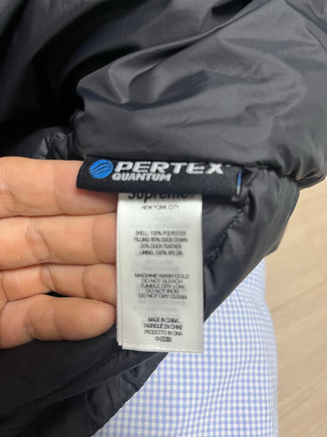 슈프림 마이크로 다운 블랙 23fw m사이즈 상품이미지4