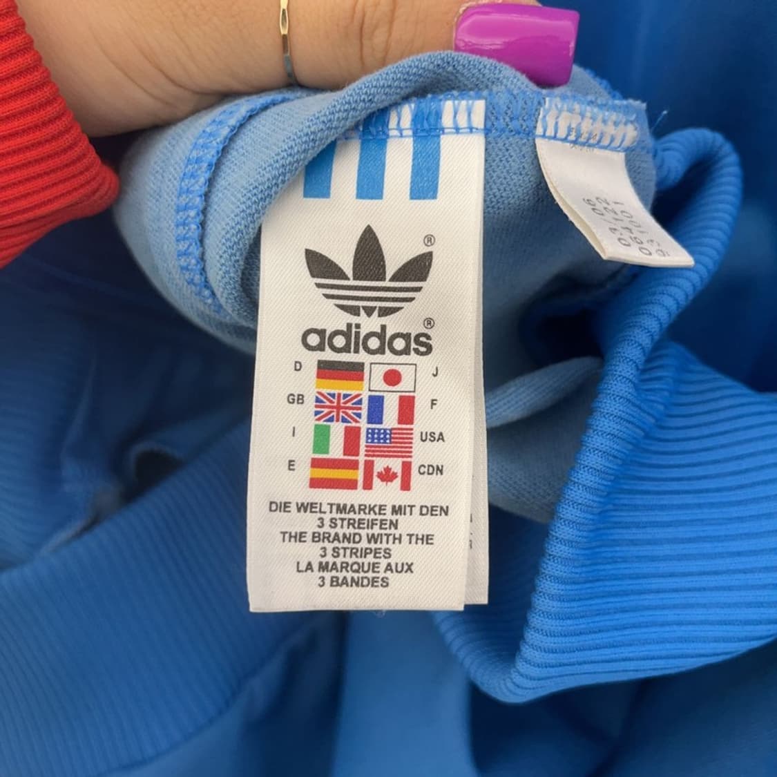 아디다스 TIPTAP 베켄바우어 희귀 트랙 집업 져지 105 C06828 상품이미지6