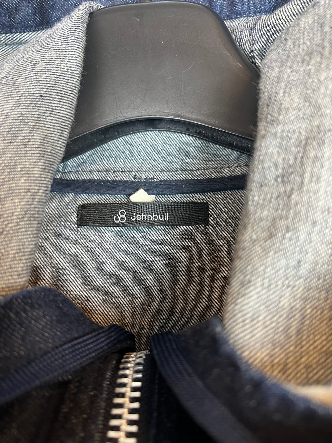 John bull 데님 후드 롱 코트 자켓 M 상품이미지3