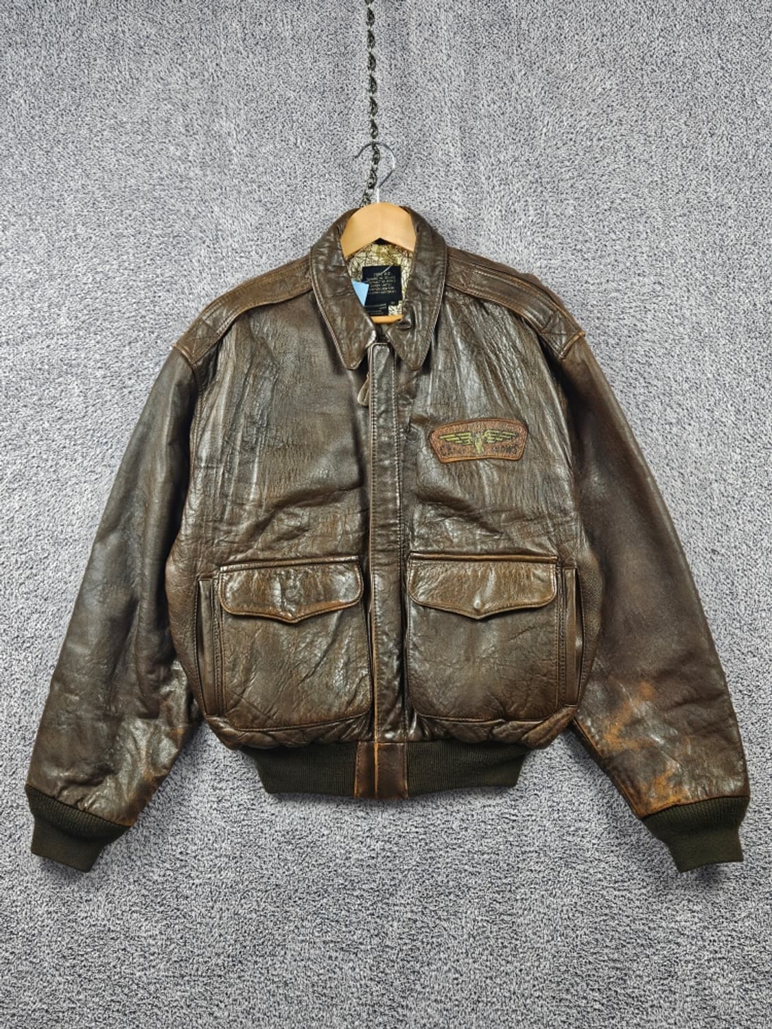 아비렉스 할리우드 엣 워 A-2 가죽 자켓 ( S ) / 11280 상품이미지2