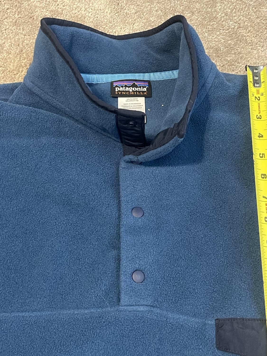 11FW 파타고니아 신칠라 스냅-T 블루/네이비 상품이미지3