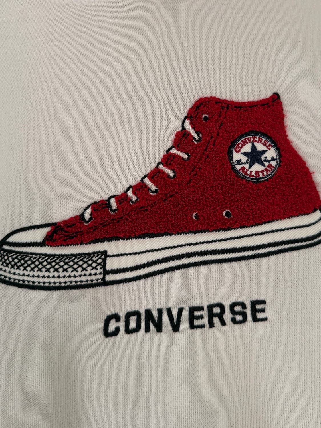 일본빈티지 컨버스 올스타 자수 후드티 상품이미지7