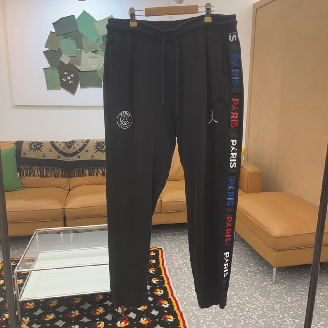 나이키 조던 파리생제르망 사이드로고 기모 조거 팬츠 100 C06746 상품이미지3