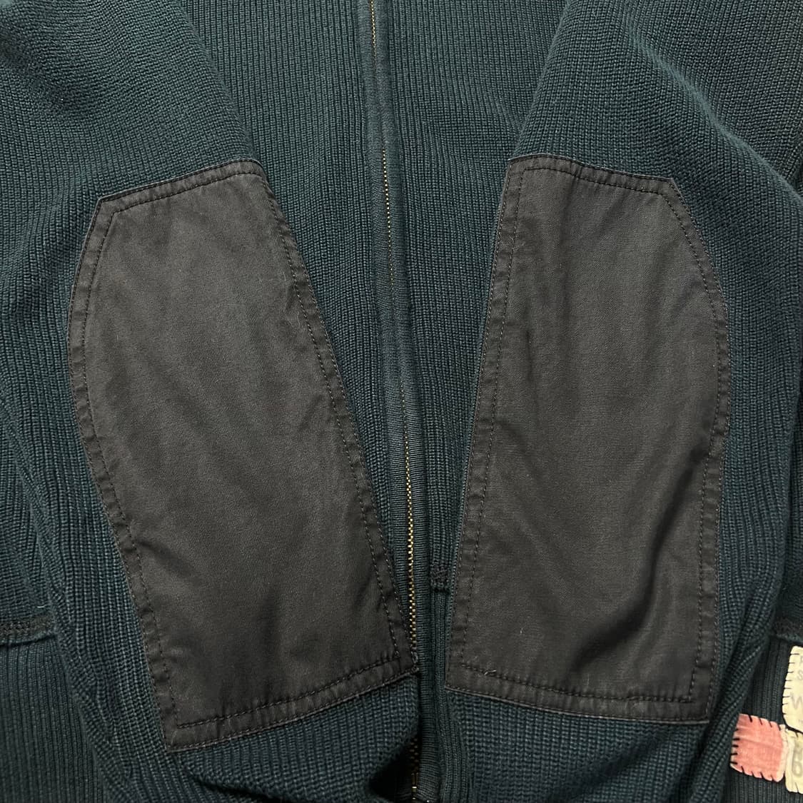 폴로 진스 컴퍼니 패치 니트 집업 네이비 M 상품이미지8