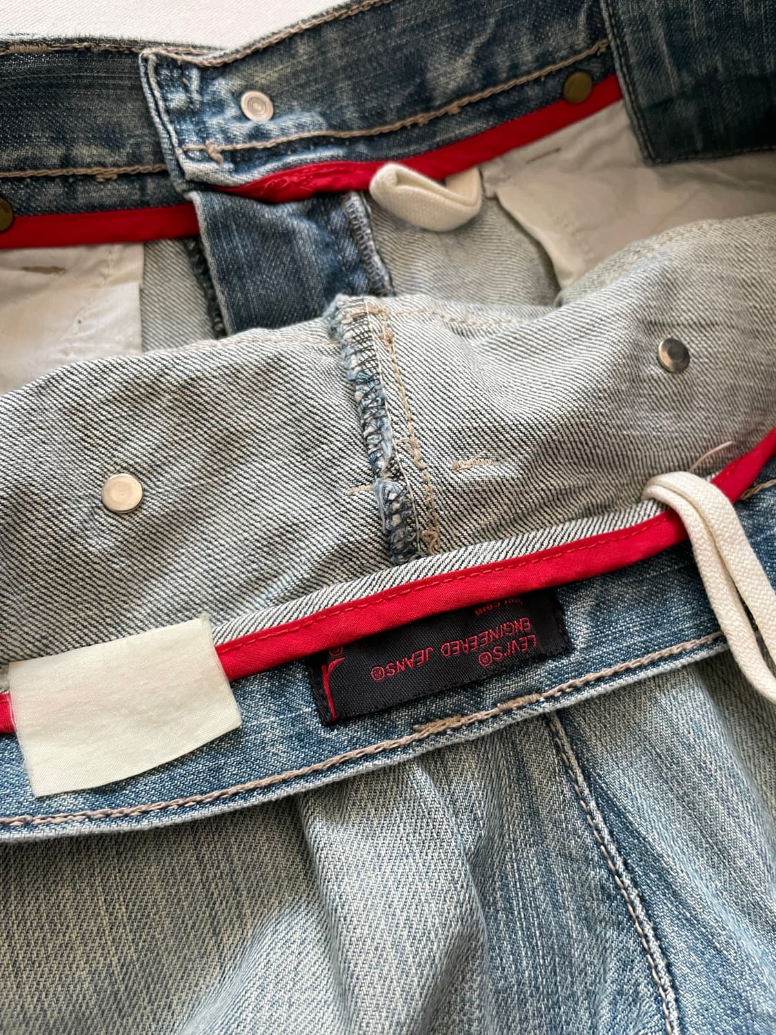 리바이스 엔지니어드진 루즈핏 신치백 데님 팬츠 / 32~34 상품이미지6